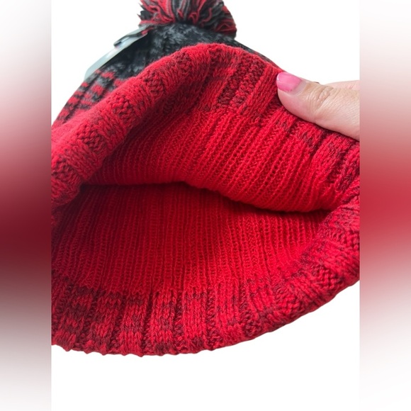NWT 47’ Brand Unisex Kansas City Chiefs Cascade Cuff Knit Hat in Red - Picture 5 of 6